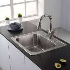 We offer a wide selection of sinks at best prices. Kraus All In One Top Mount Stainless Steel 25x22 40x9 In 3 Hole Single Bowl Kitchen Sink Ktm25 Drop In Kitchen Sink Best Kitchen Sinks Farmhouse Sink Kitchen