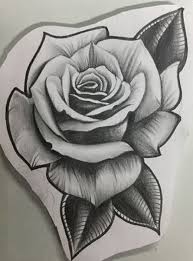 Pin By Susan On Roses Rose Drawing Tattoo Rose Flower Tattoos Rose Tattoo Stencil