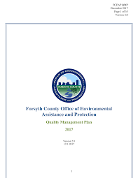 Quality Management Plan