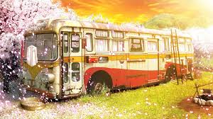 In part 1 of the. Anime Landscape Old Bus House Anime Background