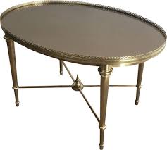 Coffee table dining table nesting table serving trolley side table writing desk. Vintage Oval Coffee Table Neoclassical 1940 S Design Market