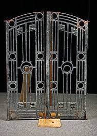 Pair Of French Antique Art Deco Style Iron Gates Art Deco Art Deco Pattern Art Deco Architecture