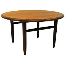 Vintage lane round chippendale chinoiserie coffee table. Round Vintage Teak Coffee Table By Aase Dreieri 1958 Norway Design Addict Coffee Side Tables