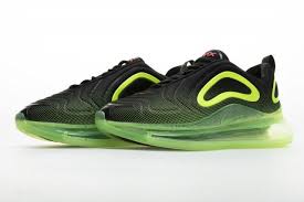 Nike Air Max 720 Black Fluorescent Green Unisex Running Shoes Ao2924 008 Nikemaxzone Com Nike Nike Air Nike Air Max
