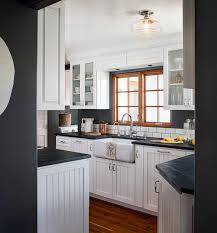 White beadboard cabinets are the easiest to use and style because the white finish enables it to be more versatile. Kitchen Beadboard Walls Design Ideas
