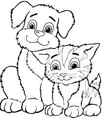 Free Printable Cat Coloring Pages For Kids Puppy Coloring Pages Animal Coloring Pages Dog Coloring Page