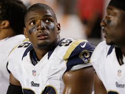 Michael Sam, Felix Jones, Michael Bush at vets combine
