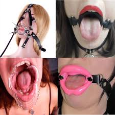 Bondage Silicone Open Mouth Gag BDSM Oral O Ring Lips Restraints Women Sex  Toys | eBay