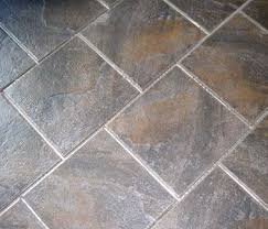 Faux Slate Offset Pattern Kitchen Floor Kitchen Flooring Kitchen Floor Tile Patterns Flooring