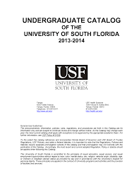 UNDERGRADUATE CATALOG