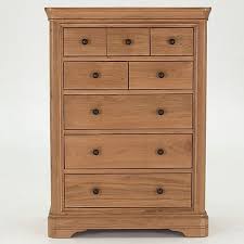 Homecho 5 drawer chest, tall dresser chest, white chest of drawers with wide storage space, vertical organizer unit with stable wood frame for bedroom, closet, nursery, toddlers room. Carmen Tall Chest Of Oak Drawers Only Oak Furniture