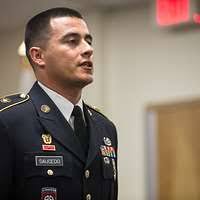 U.S. Army Maj. Kyle R. Yates, outgoing commander of
