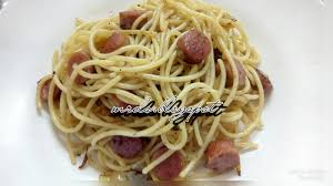 Spaghetti aglio e olio is one of my favorite simple, vegetarian pasta dishes: Resepi Spaghetti Olio Resepi Mama Muda