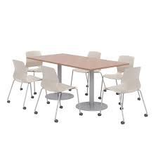olio designs 6' x 3' dining table set