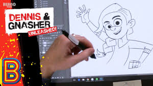 How To Draw Rubi Dennis Gnasher Unleashed Youtube