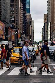 People Crossing The Crosswalk Street Photography In Times Square Nyc Street Photography Urban Street Photography People Street Photography Portrait