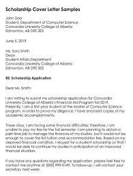 How to include a cover letter. Scholarship Application Cover Letter Examples Guide Tips