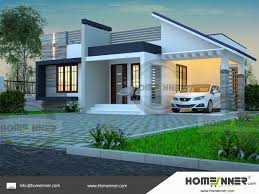 1219 Sq Ft 3 Bedroom Beautiful Home Design Kerala House Design Single Floor House Design Small House Elevation Design