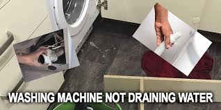The drain pump is the main part in your washing machine that pumps out the water. Washing Machine Not Draining Water Washer And Dishwasher Error Codes And Troubleshooting