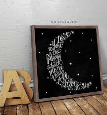 I Love You To The Moon And Back Wood Signs Wood Frame Sign Nursery Wood Sign