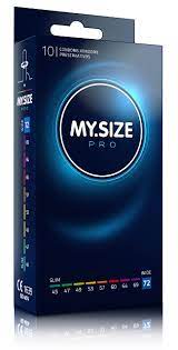 MY.SIZE PRO Condom Size 8, 72 mm, 10 Condoms - Perfect fit and a Suitable  Size for Everybody : Amazon.co.uk: Health & Personal Care