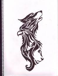 Tribal Animals Tribal Animal Tattoos Wolf Tattoos Tribal Lion Tattoo