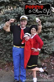Popeye Olive Oyl Couples Costume Your Homebased Mom