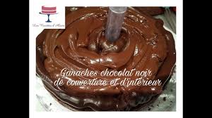 Ganache De Couverture Chocolat Noir Recette Cake Design Chocolat Noir Et Chocolat