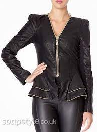 Carla Connor S Black Leather Look Jacket Found Leather Look Jackets Jackets Fashion Outfits