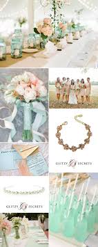 Summer Mint And Peach Wedding Ideas Mint Wedding Themes Summer Wedding Colors Wedding Themes