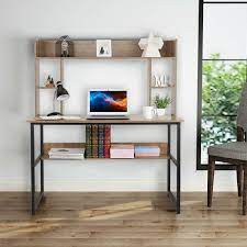 Maybe you would like to learn more about one of these? Inbox Zero Computer Desk With Bookshelf 47 Inch Home Office Desk Space Saving Design Wayfair