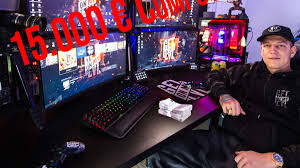 Top marken ✓ günstige l form großer pc laptop eckcomputer schreibtisch silber. Montanablack Pc Im Fokus Auf Diesem Monster Zockt Der Twitch Star Streaming