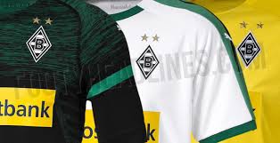 The home kit displays the club's traditional colours of white, green and black, displaying a dynamic look. Puma Borussia Monchengladbach 18 19 Home Away Third Goalkeeper Kits Leaked Footy Headlines