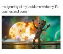 Ignoring Problems Funny Pictures Marvel Funny