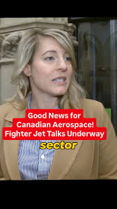Good News for Canadian Aerospace! Fighter Jet Talks Underway, Minister  Mélanie Joly shared the updates with reporters at Hill., #Canada  #canadanews #cdnpoli #canadapolitics #bombardier #aerospace ...