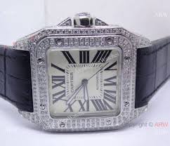 Check spelling or type a new query. Cartier Santos 100 Diamond Replica Watch Swiss Grade Cartier Diamond Bezel Watch