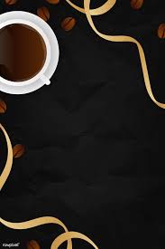 Download Premium Vector Of Coffee Cup Black Background Template Vector Desain Produk Kopi