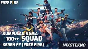 Cara mencari nama squad mobile legends yang keren dan unik. 100 Kumpulan Nama Squad Keren Ff Free Fire Terlengkap Dan Terbaru 2019