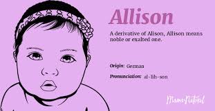 Allison Name Meaning, Origin, Popularity, Girl Names Like Allison