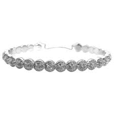 Available in white and rose 18k gold,diamonds (0.1 ct g/vs). Messika Bracelet Messika Model Joy Diamond Halo Diamonds And White Gold Bracelets White Gold Other Other Ref 115719 Joli Closet