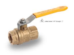 RUB Full Port 3in Brass Ball Valve S95M41 - A. Louis Supply