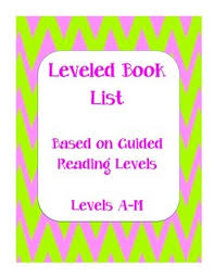 Guided Reading Leveled Book List Level A M Leveled Books Guided Reading Guided Reading Levels