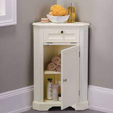 Of sizes shapes and tall bathroom elegant small corner cabinets youll find high and clear clutter with club o. Maximize Storage Space In Small Bathrooms With Our Weatherby Corner Storage Cabinet Our Bathroom Floor Cabinets Corner Storage Cabinet Bathroom Corner Storage