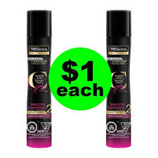 Typical (cheap) hairsprays smell like wd40 mixed with potpourri. Cvs Deal 1 Tresemme Micro Mist Hairspray 2 24 3 2