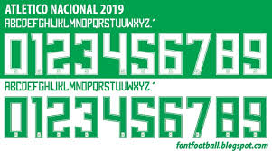 Find atletico nacional results and fixtures , atletico nacional team stats: Font Football Font Vector Atletico Nacional Sa 2019 Kit