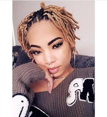 Blonde Starter Locs With Coils Dreads Short Hair Short Locs Hairstyles Natural Hair Styles