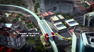 Disabled persons would ride the lifts to the top before going to the passageway. Mrt Malaysia Semantan Mrt Station Youtube
