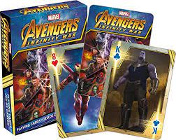 Great savings & free delivery / collection on many items. Amazon Com Aquarius Marvel Avengers Infinity War Playing Cards Toys Games