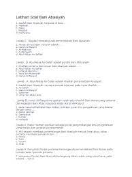 Check spelling or type a new query. Soal Materi Daulah Abbasiyah Jawabanku Id