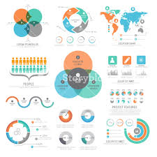 a big set of various infographic elements including